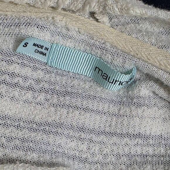 Maurices Cream Textured Open Front Cardigan S - Picture 7 of 9